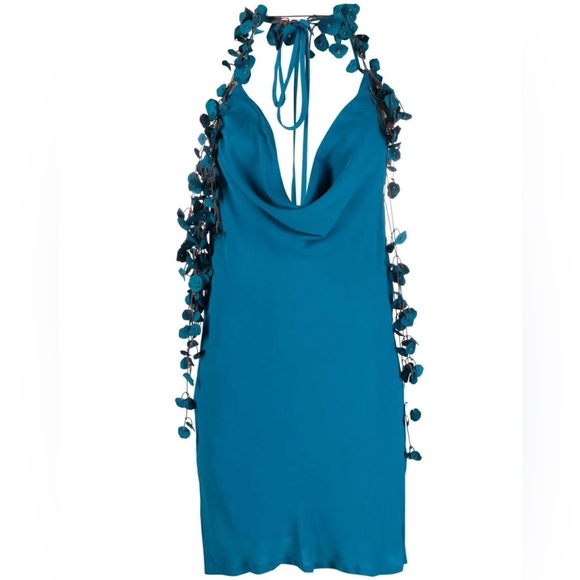 Cult Gaia Floral Appliqué Angelou Dress - Picture 2 of 12